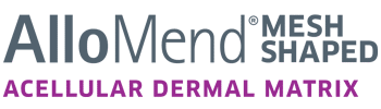 AlloMend® Acellular Dermal Matrix Mesh Shaped